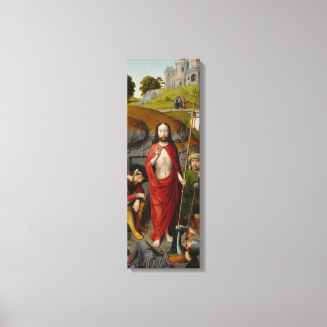 The Resurrection, with the Pilgrims of Emmaus Canvas Print (Front)