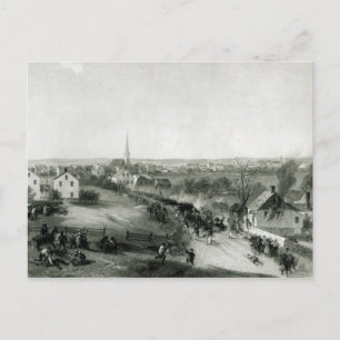 The Retreat of the British from Concord Postcard