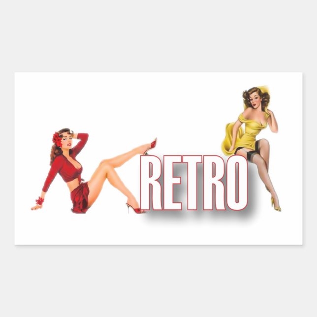 The RETRO Brand Sticker (Front)