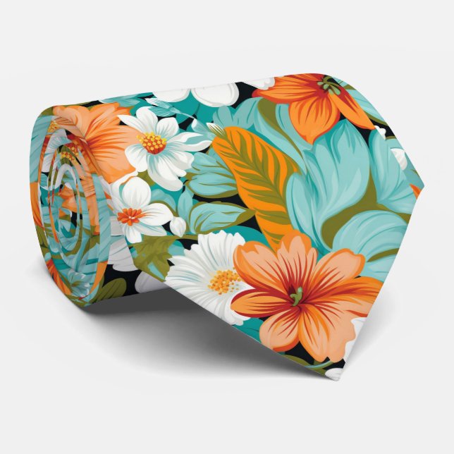 The Retro Hawaiian Tie (Rolled)