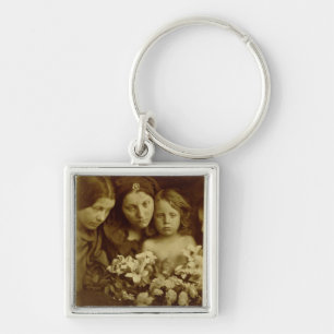 The Return after Three Days, c.1865 (sepia photo) Keychain