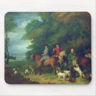 The Return from Shooting, 18th century Mouse Pad