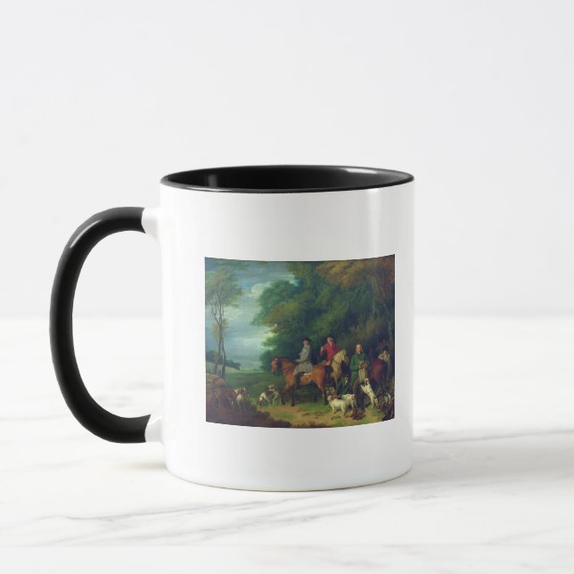 The Return from Shooting, 18th century Mug (Left)