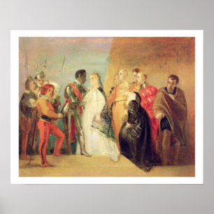 The Return of Othello, Act II, Scene ii from 'Othe Poster