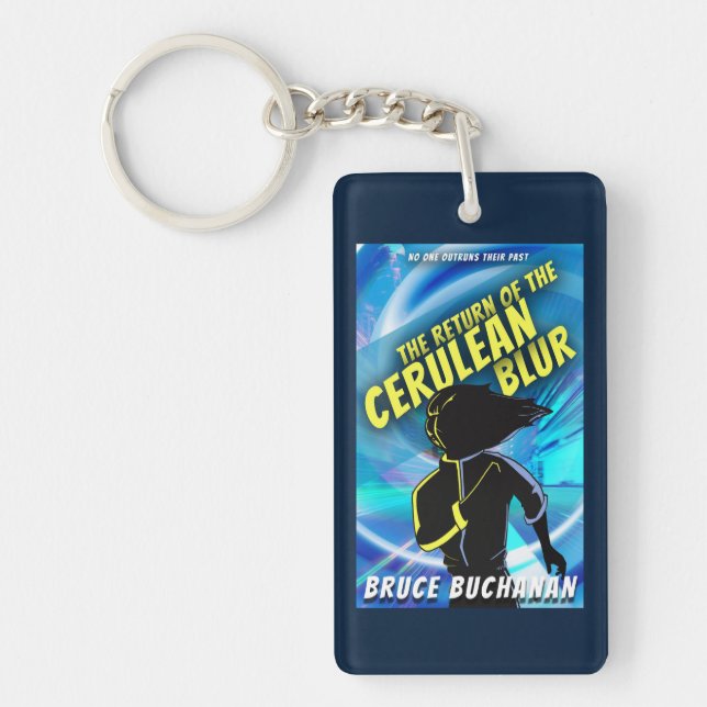 The Return of The Cerulean Blur Keychain (Front)