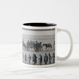The return of the defeated French army from Two-Tone Coffee Mug