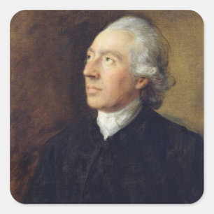 The Rev. Humphrey Gainsborough, c.1770-4 (oil on c Square Sticker