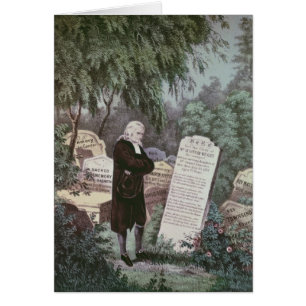 The Rev. John Wesley visiting his mother's grave