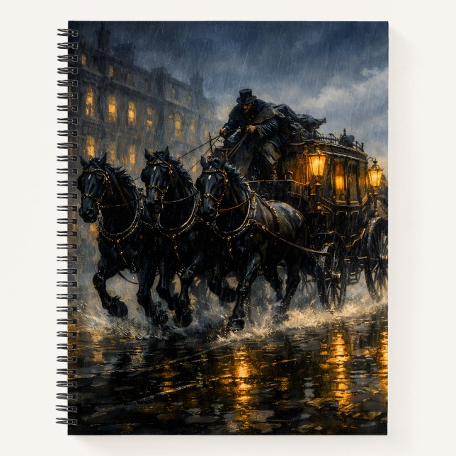The Revenant Carriage — Stormlight of the Damned Notebook (Front)