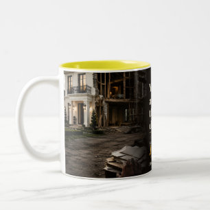 The Reverse Side Book Quote Two-Tone Coffee Mug