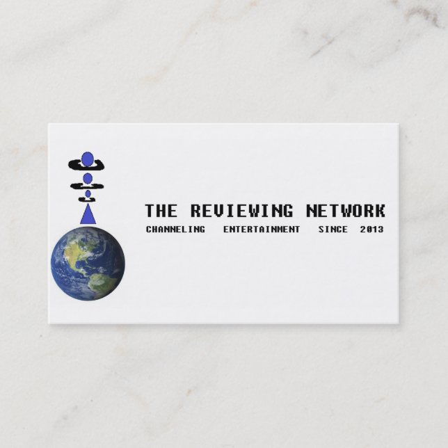 The Reviewing Network Business Cards (Front)