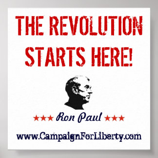 The Revolution Starts Here! Poster