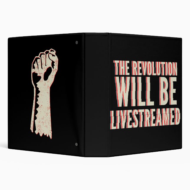 The Revolution Will Be Livestreamed Binder (Background)