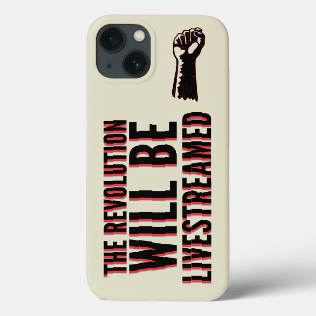 The Revolution Will Be Livestreamed Case-Mate iPhone Case (Back)