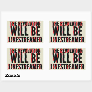 The Revolution Will Be Livestreamed Sticker