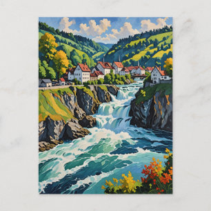 The Rhine Falls in Schaffhausen Postcard