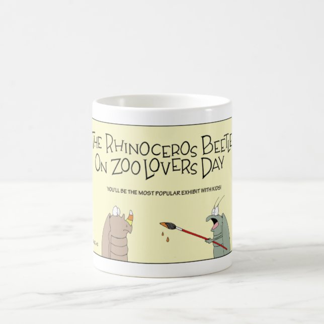 The Rhinoceros Beetle Coffee Mug (Center)