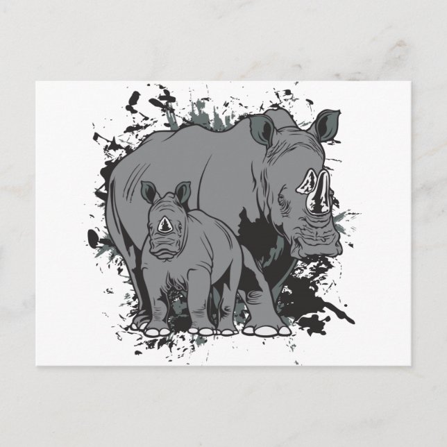 The Rhinos Postcard (Front)