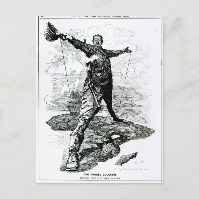 The Rhodes Colossus from Punch Postcard (Front)