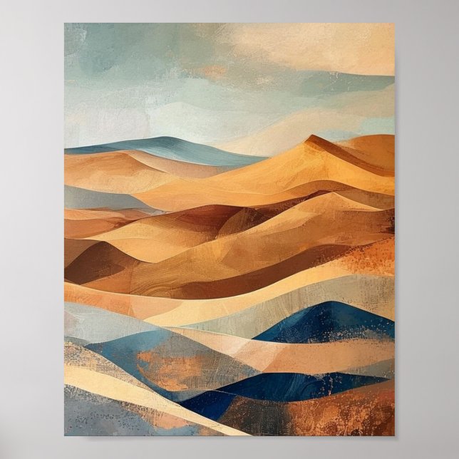 The Rhythms of Silent Sands: A Multi-Layered Explo Poster (Front)