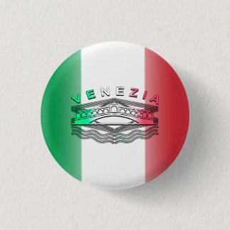 The Rialto Bridge  1 Inch Round Button
