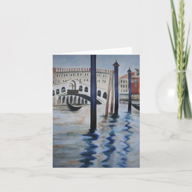 The Rialto Bridge Note Card (Front)