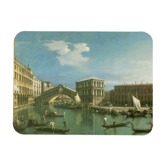 The Rialto Bridge, Venice Magnet (Horizontal)