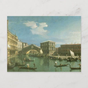 The Rialto Bridge, Venice Postcard