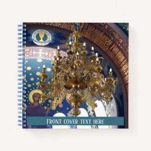 The rich decoration of the Orthodox Cathedral Notebook