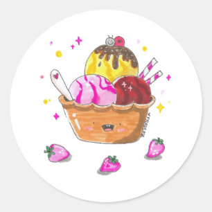 The Rich Ice Classic Round Sticker