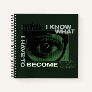 The Riddler "I Know What I Have To Become" Notebook