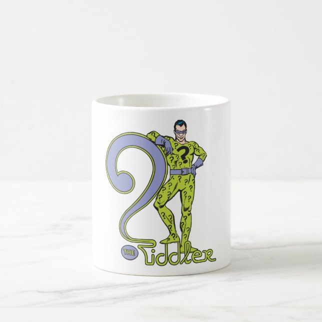 The Riddler & Logo Green Coffee Mug (Center)