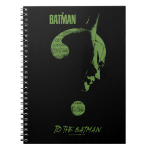 The Riddler "To The Batman" Question Mark Notebook