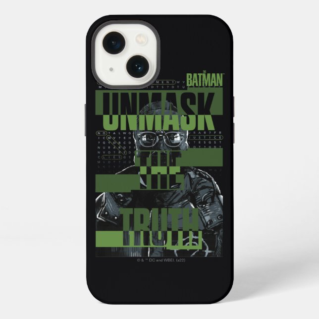 The Riddler - Unmask The Truth iPhone Case (Back)