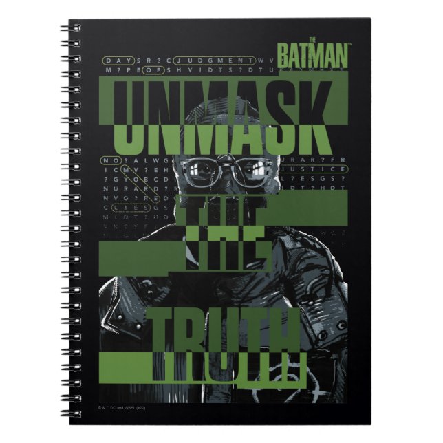 The Riddler - Unmask The Truth Notebook (Front)