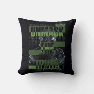 The Riddler - Unmask The Truth Throw Pillow