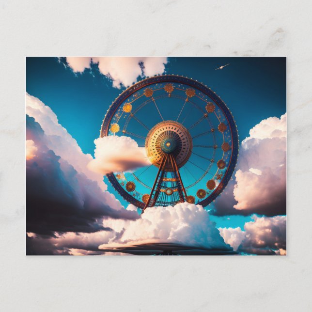 The Ride in the Sky Postcard (Front)