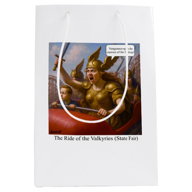The Ride of the Valkyries (State Fair) Medium Gift Bag (Front)
