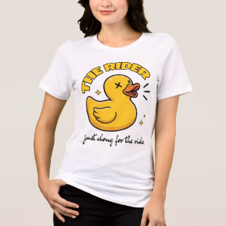 The Rider Bestie T-Shirt, Funny Rubber Duck Tee