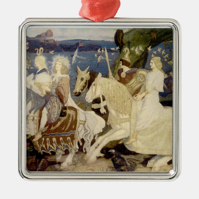 The Riders of the Sidhe Metal Ornament (Front)
