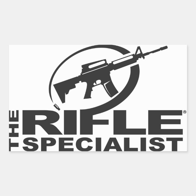 The Rifle Specialist Logo - Large Stickers (Front)