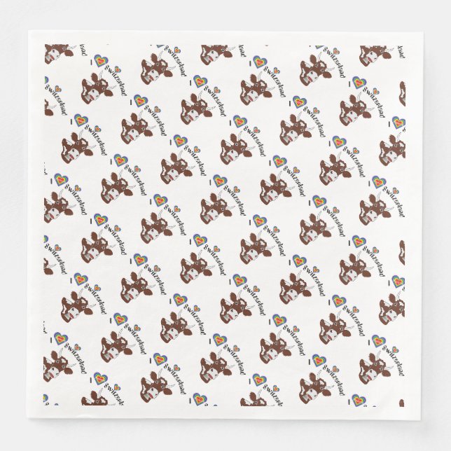 The right napkin for fondue or raclette (Front)