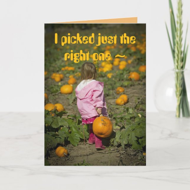 THE RIGHT ONE FRIENDSHIP CARD (Front)