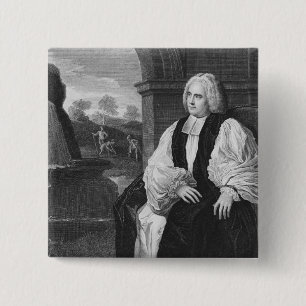 The Right Reverend George Berkeley 2 Inch Square Button