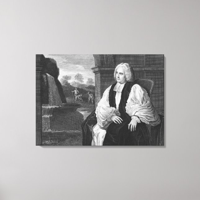 The Right Reverend George Berkeley Canvas Print (Front)