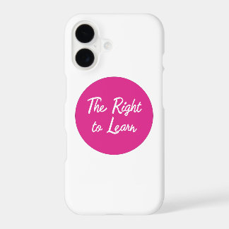 The Right to Learn iPhone 17 Case