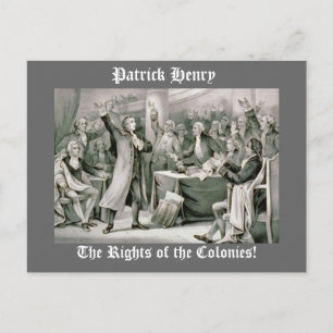 The Rights of the Colonies! Postcard