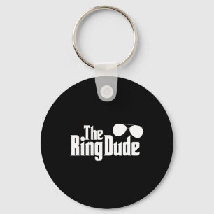 The Ring Dude Bowtie Ring Bearer Wedding Groom Bes Keychain