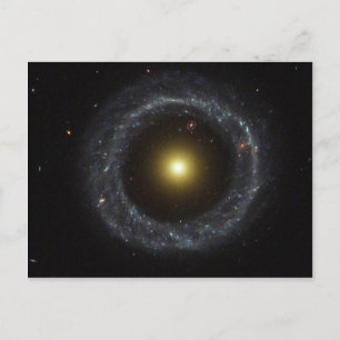 The ring galaxy torch light postcard