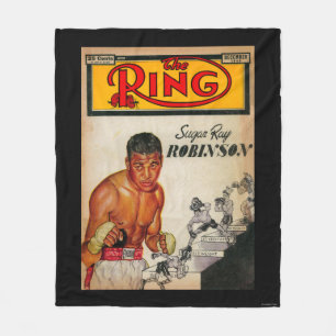 The Ring Magazine Cover 2 Fleece Blanket
